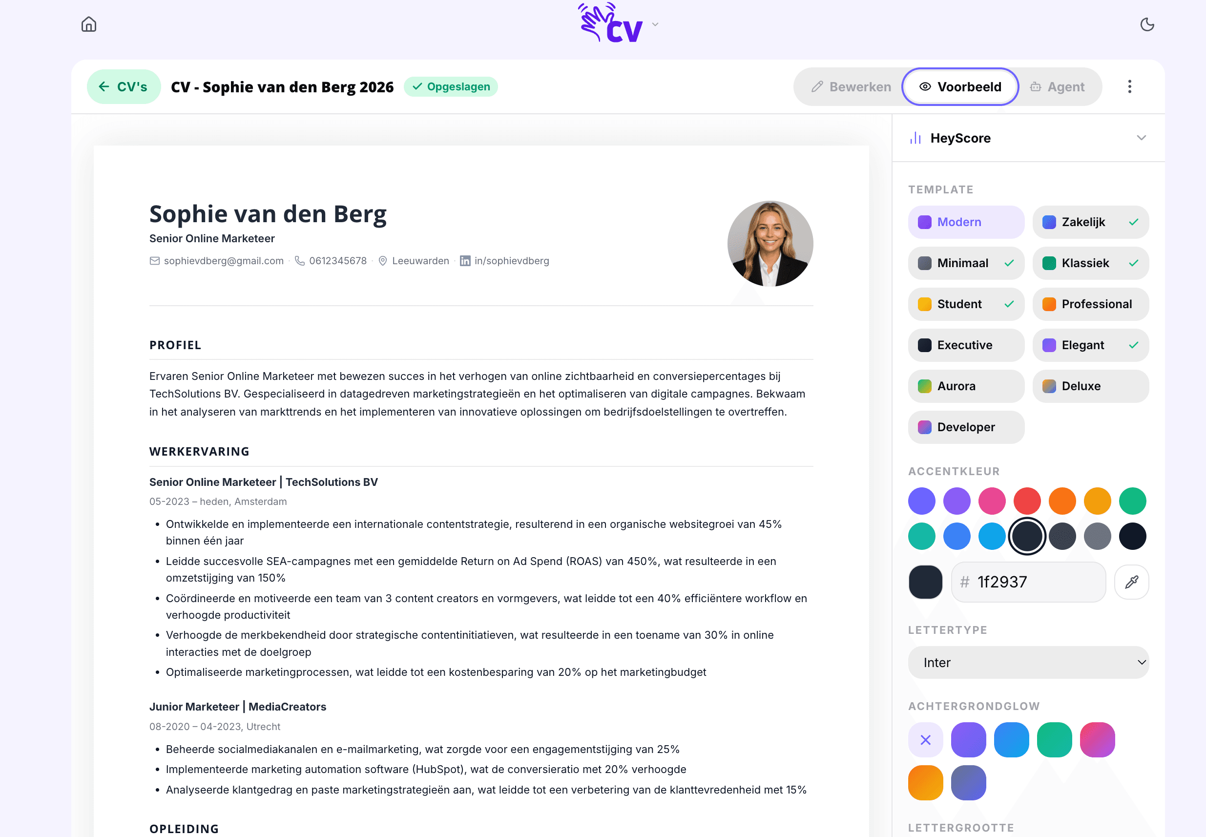 Bouw je CV met AI